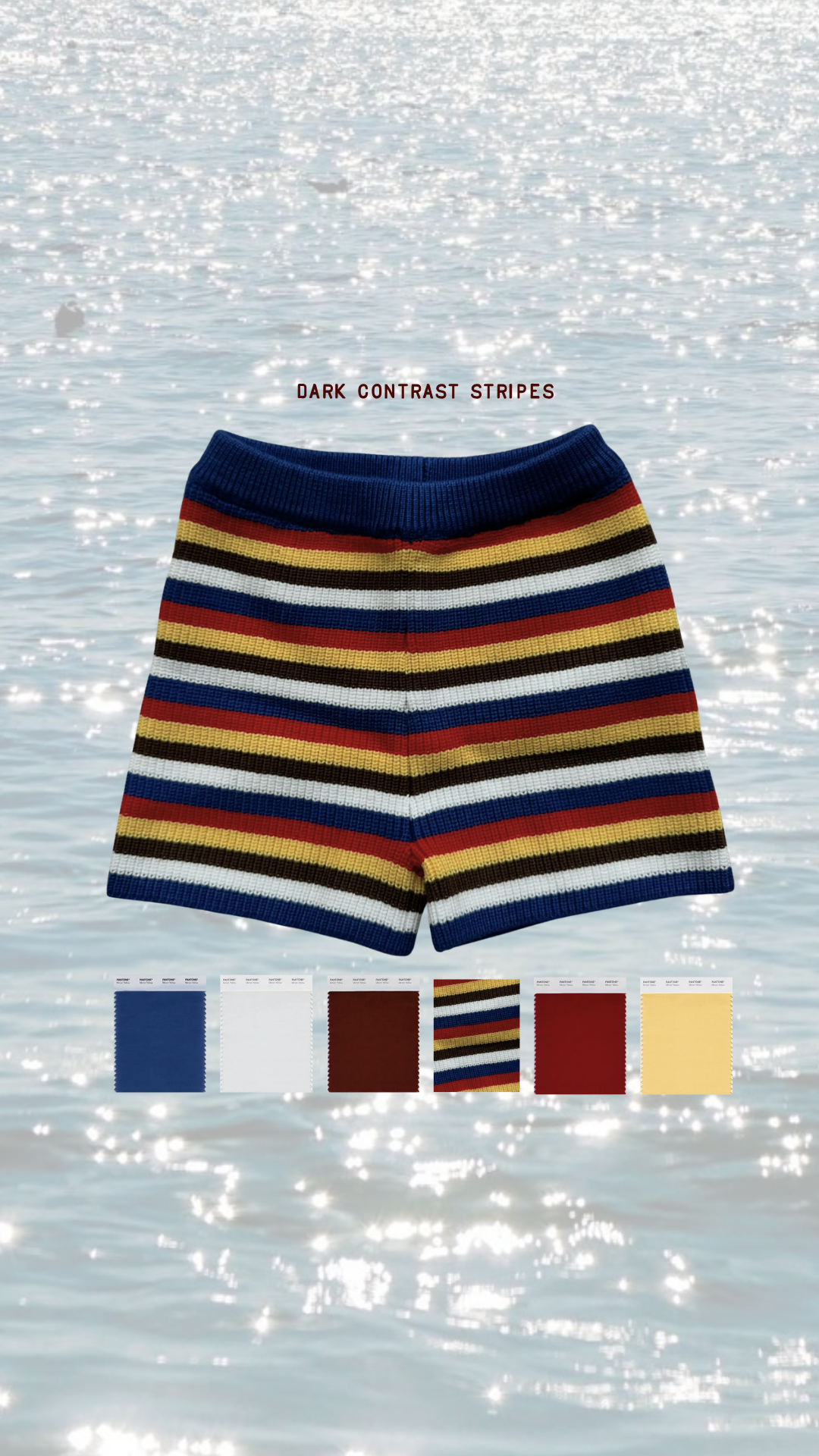 Sophie Yellow Knit Shorts — REILLY The Label